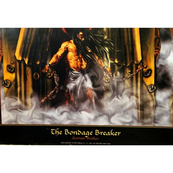 The Bondage Breaker Lithograph Print Garrett Walker 2003 8" x 10" Plastic Wrappe - Picture 2 of 4